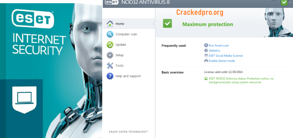 scarica l'antivirus eset nod32 interamente con crack