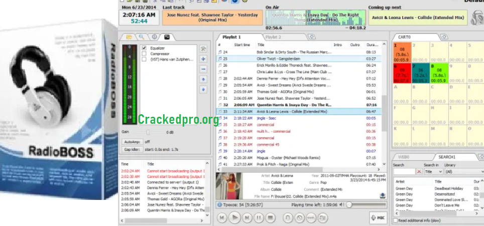 Download gratuito di RadioBOSS Crack