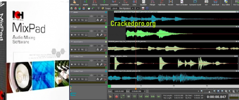 how to navigate mixpad multitrack recording software