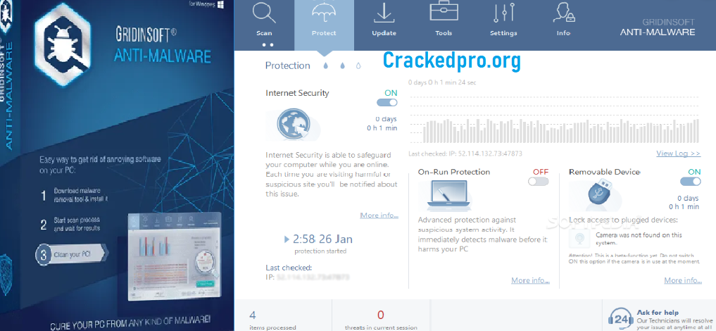 gridinsoft antimalware 3.1 crack