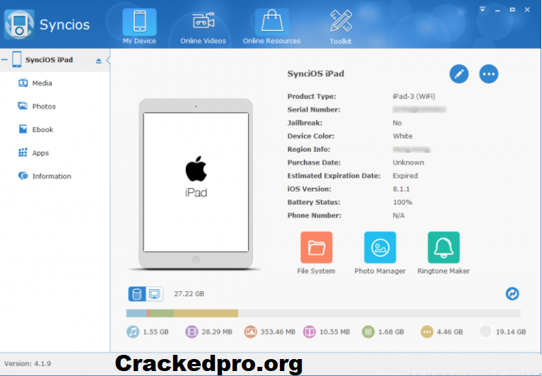 Anvsoft Syncios Manager Crack