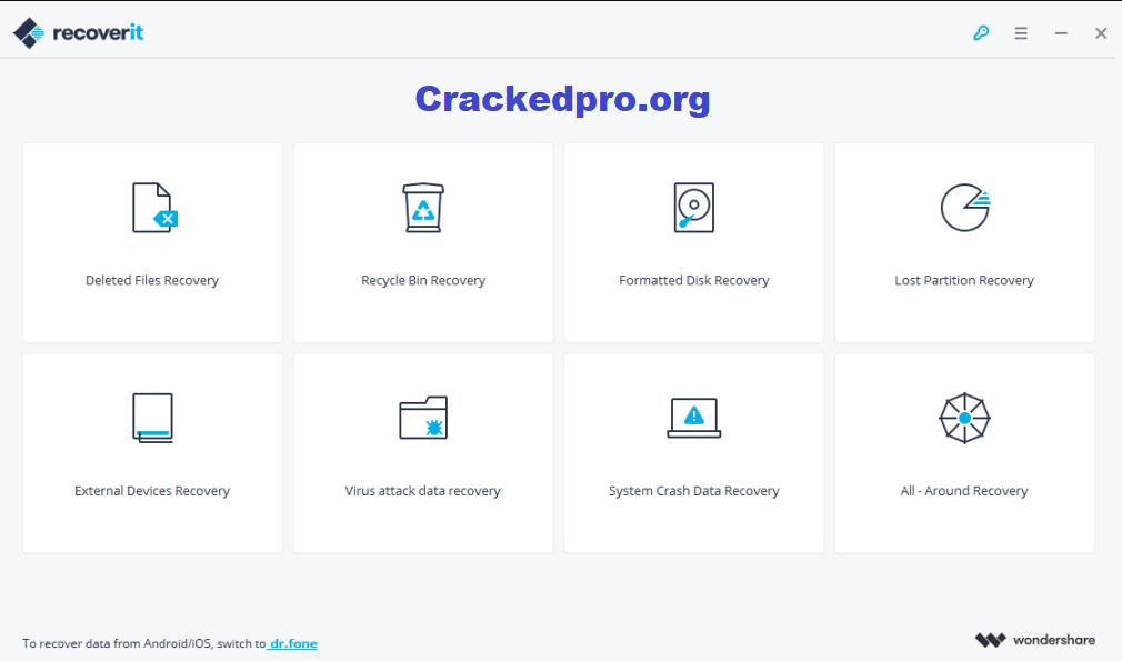 Wondershare Recoverit Crack