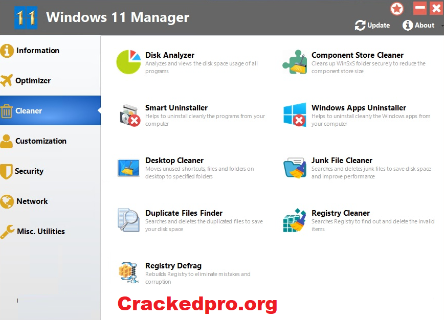 Windows 11 Manager Crack