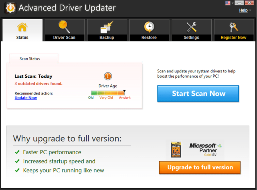 Crack dell'aggiornamento driver di Avast