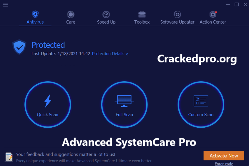 Advanced SystemCare Pro Crack