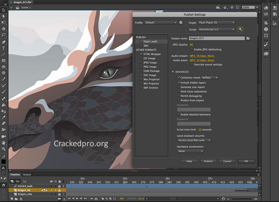 Grieta Adobe Animate CC